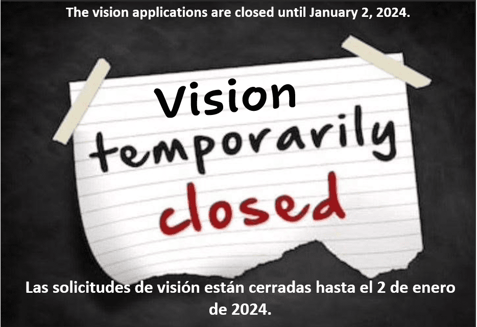 Vision Temp Closed